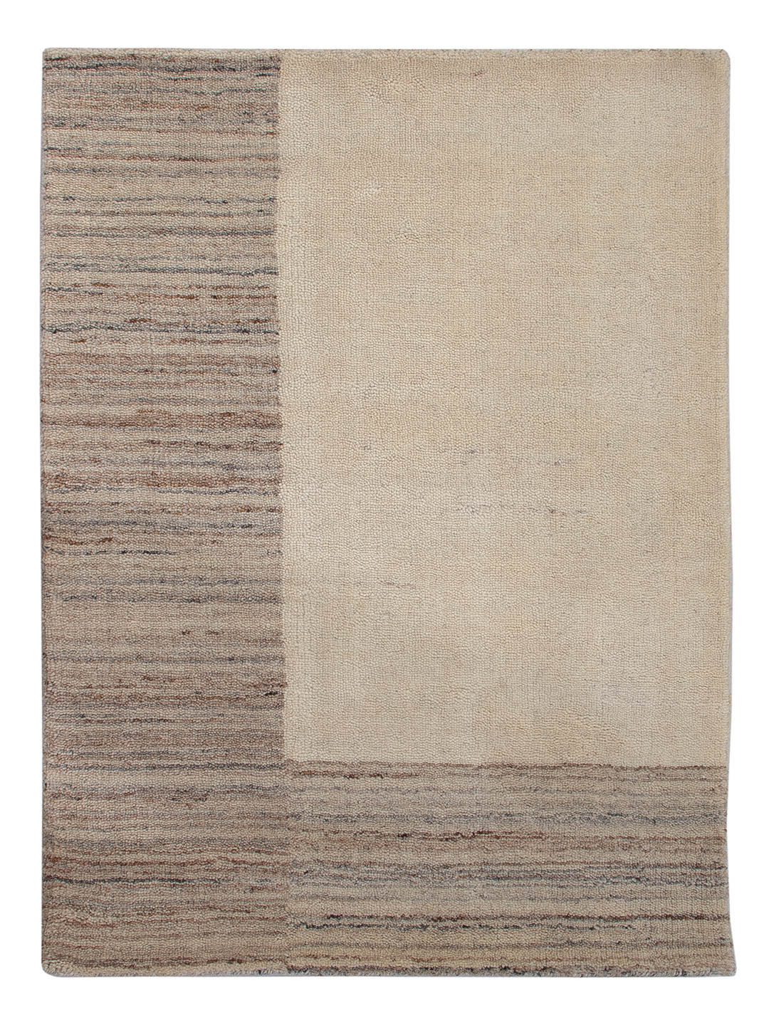 Tapis Gabbeh - Loribaft Softy - 90 x 60 cm - caramel