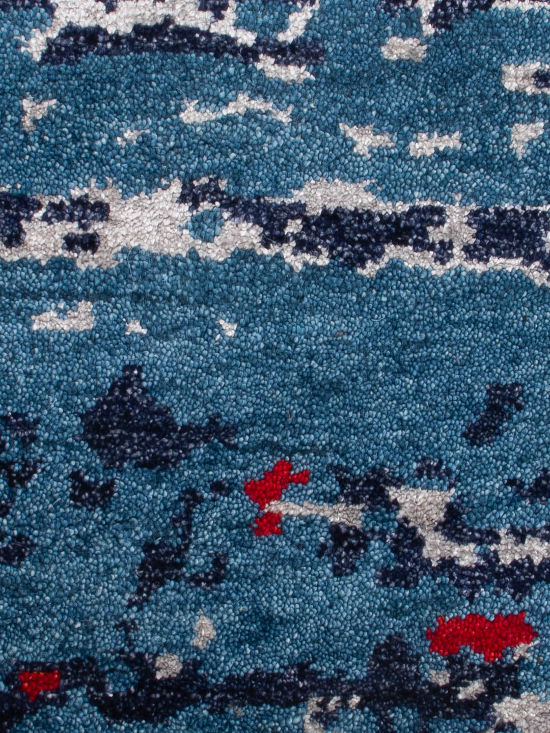 Gabbeh Teppich - Indus - 90 x 60 cm - blau