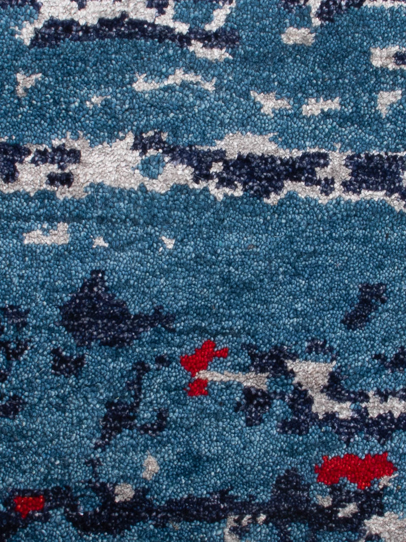 Gabbeh Teppich - Indus - 90 x 60 cm - blau