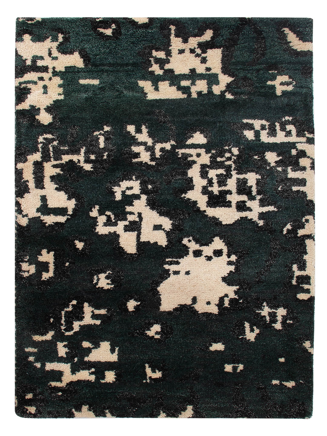 Gabbeh Teppich - Indus - 90 x 60 cm - dunkelgrün