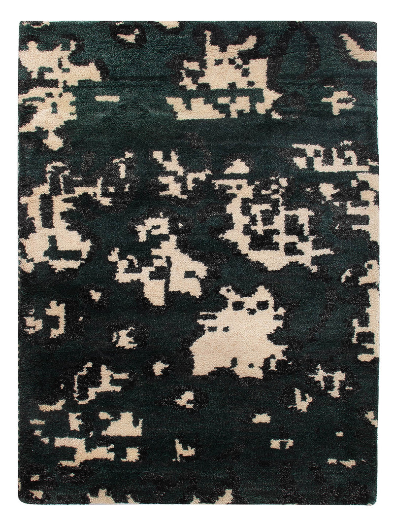 Gabbeh Teppich - Indus - 90 x 60 cm - dunkelgrün