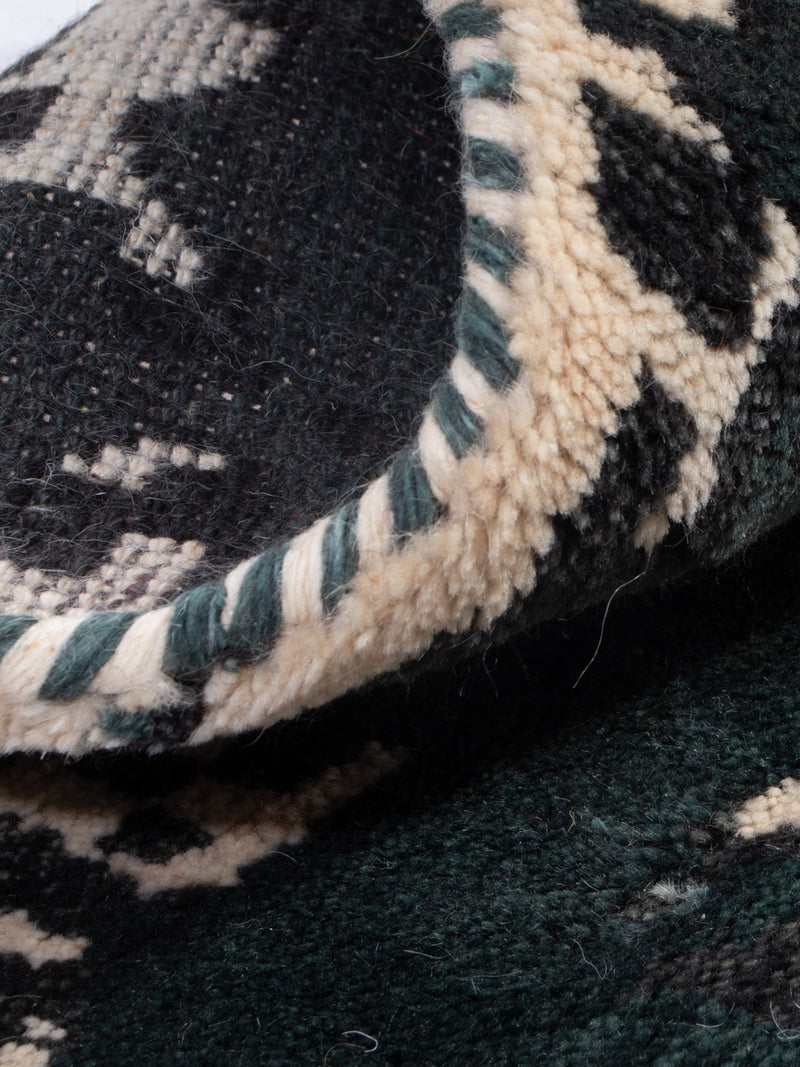 Gabbeh Teppich - Indus - 90 x 60 cm - dunkelgrün