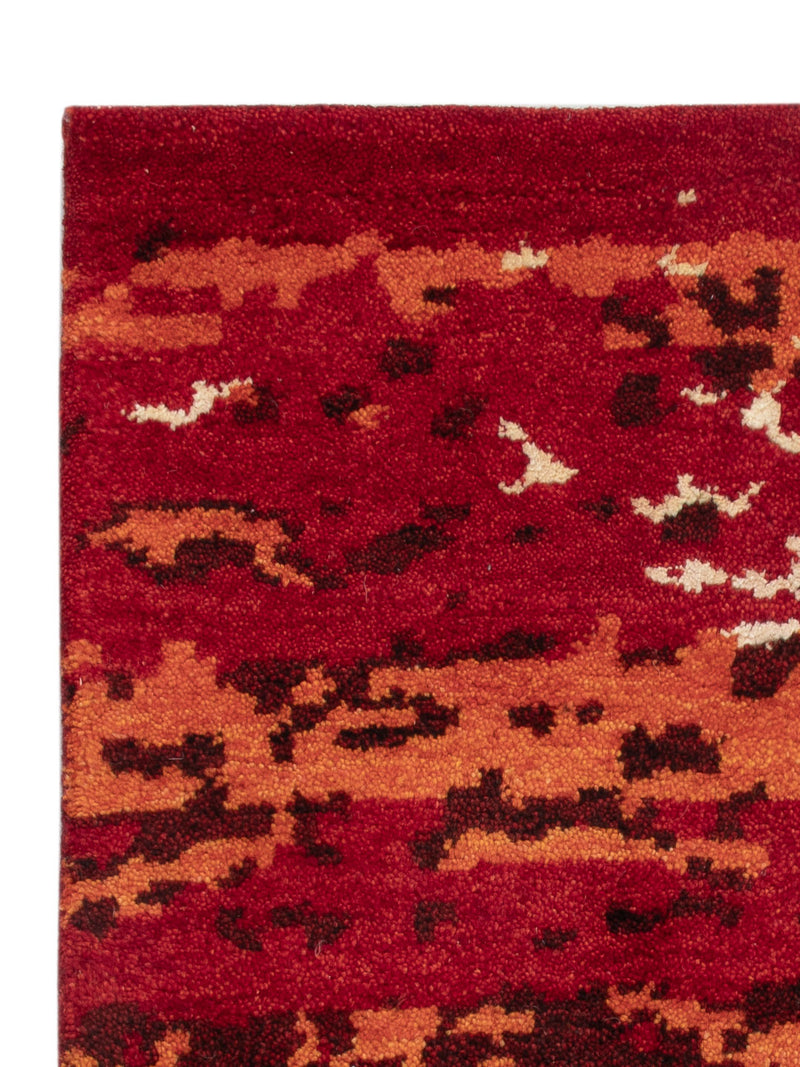Tapis Gabbeh - Indus - 90 x 60 cm - caramel