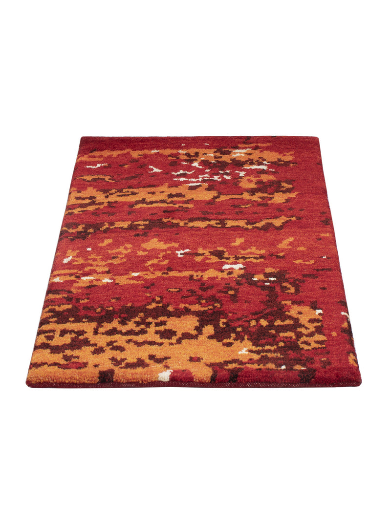 Tapis Gabbeh - Indus - 90 x 60 cm - caramel