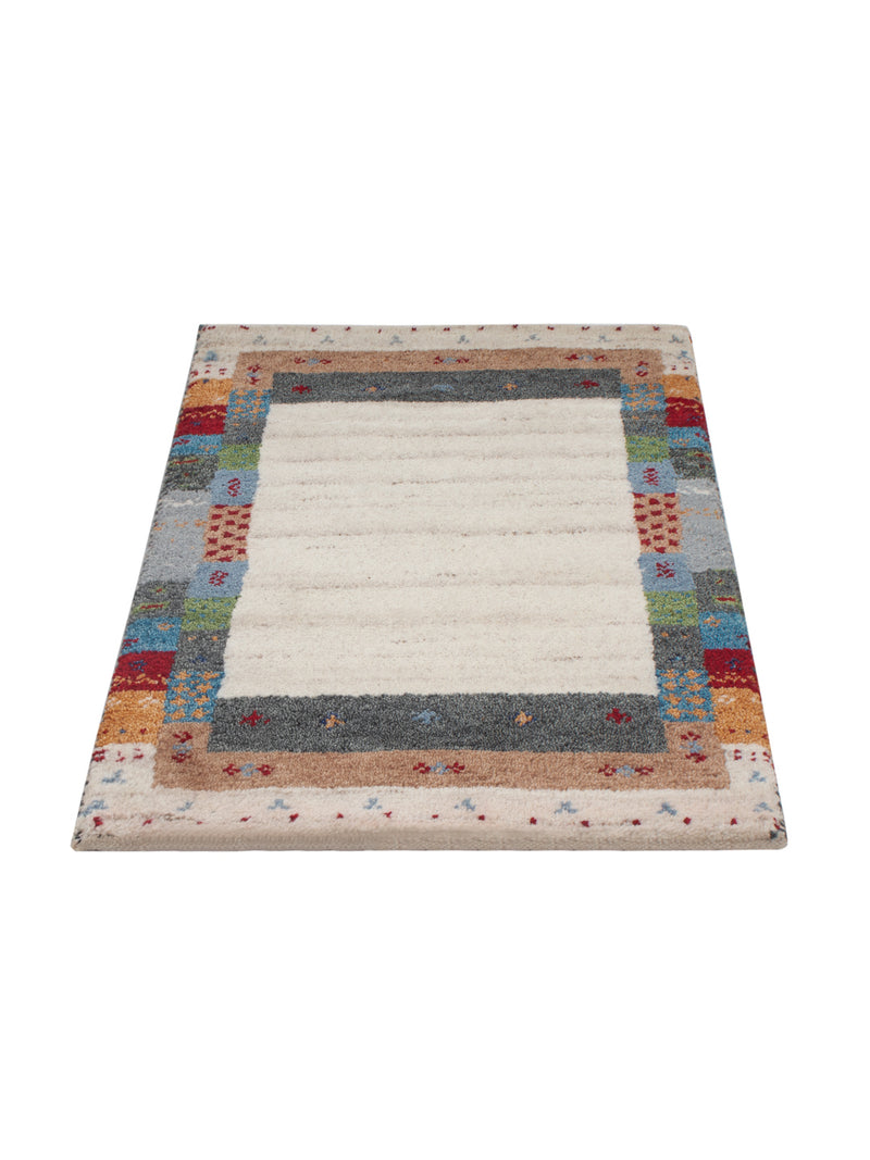 Tapis Gabbeh - Indus - 90 x 60 cm - caramel