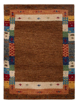 Tapis Gabbeh - Indus - 90 x 60 cm - caramel