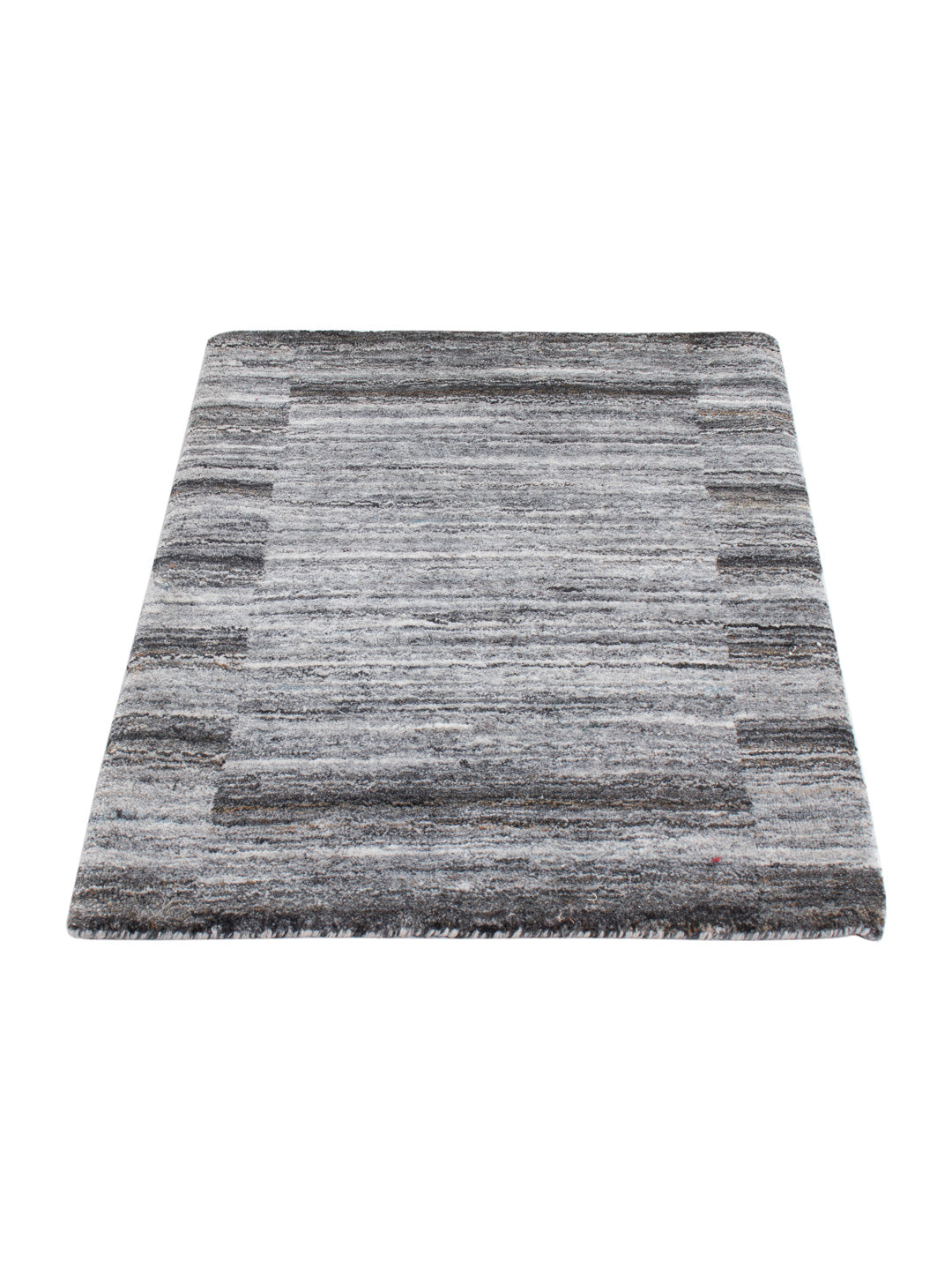 Gabbeh Teppich - Loribaft Softy - 90 x 60 cm - grau