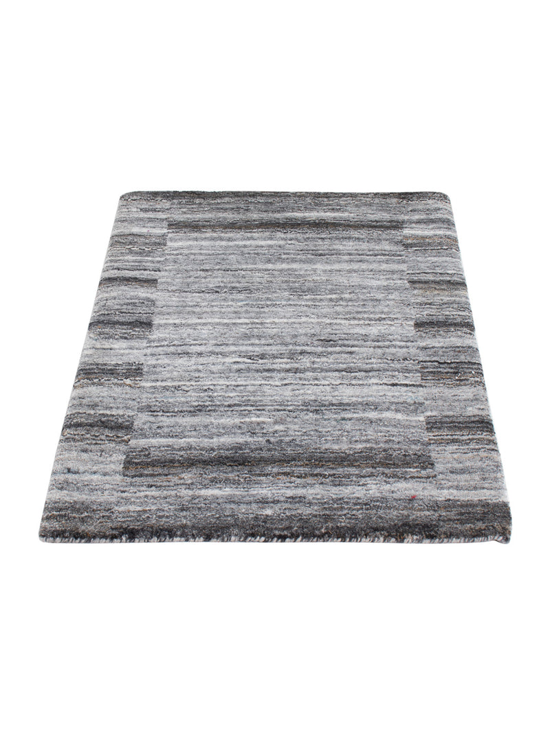 Gabbeh Teppich - Loribaft Softy - 90 x 60 cm - grau