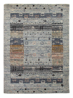 Gabbeh Teppich - Loribaft Softy - 90 x 60 cm - mehrfarbig