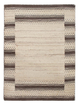 Gabbeh Teppich - Loribaft Softy - 90 x 60 cm - beige