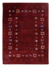 Tapis Loribaft tissé Tapis - Tapis en laine - Rectangle / Rouge foncé / 60 x 90 cm Rectangle
