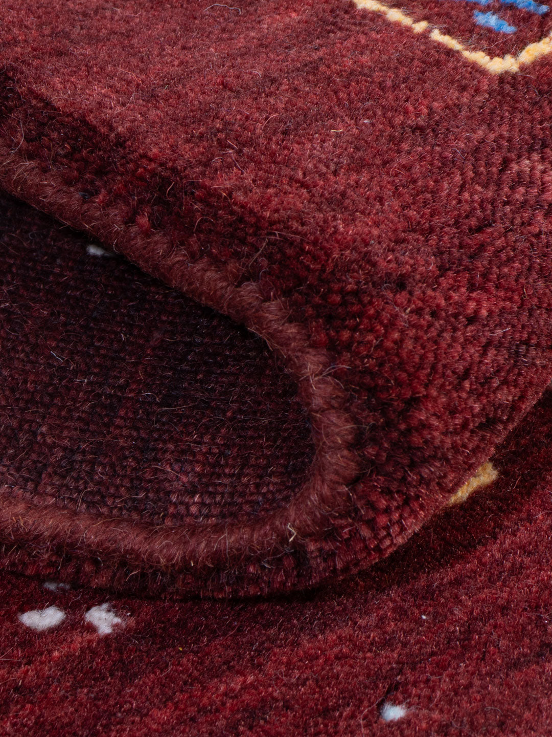 Tapis Gabbeh - Loribaft Softy - 90 x 60 cm - caramel