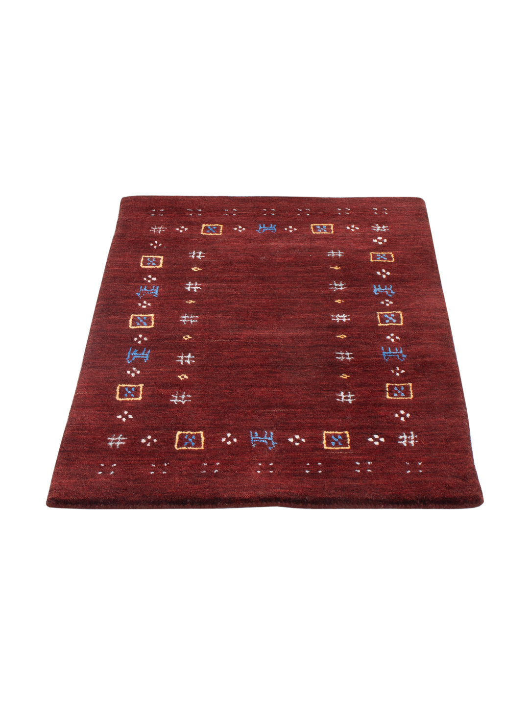 Tapis Gabbeh - Loribaft Softy - 90 x 60 cm - caramel