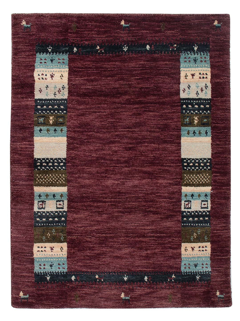 Tapis Gabbeh - Loribaft Softy - 90 x 60 cm - caramel