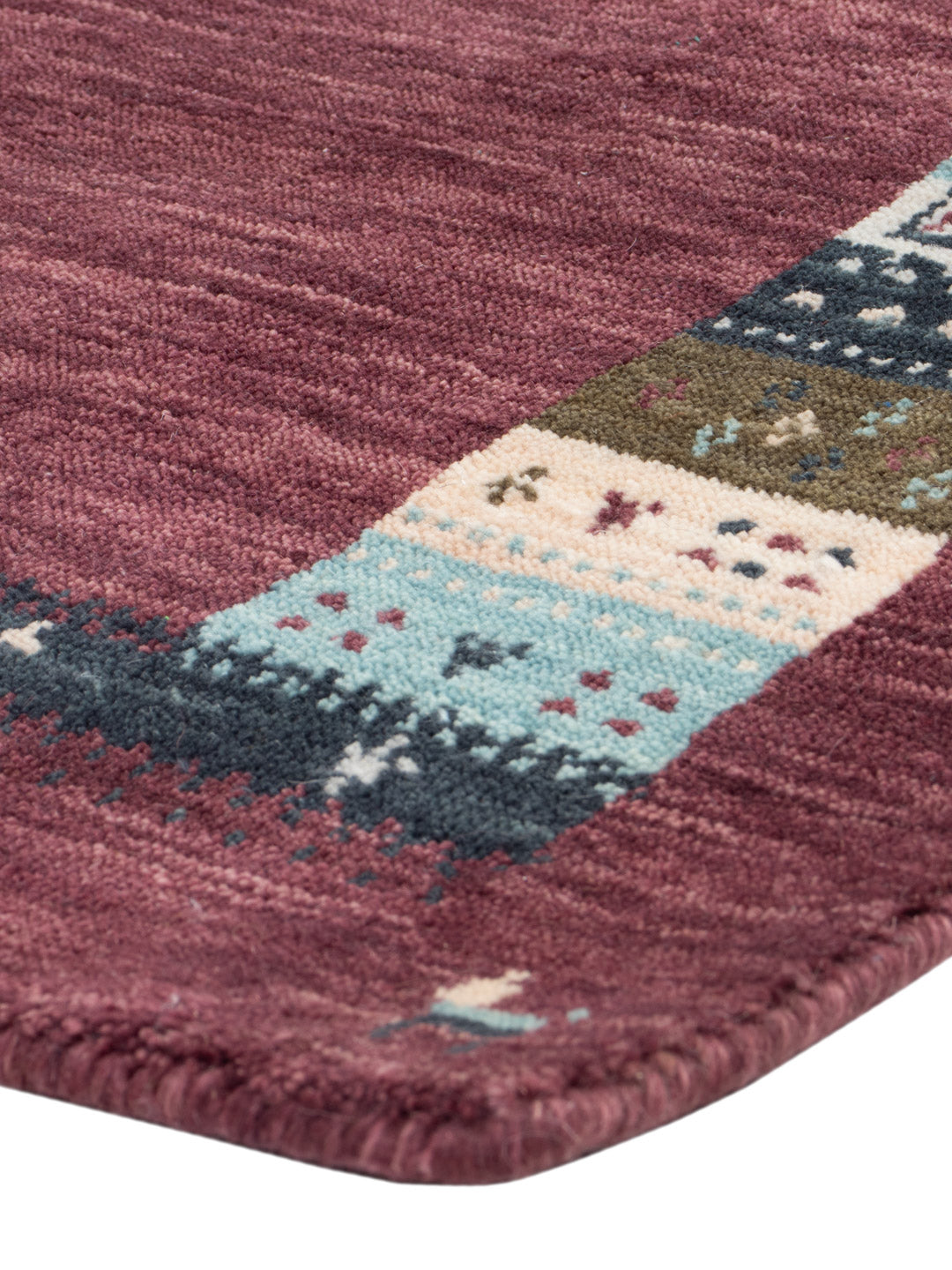 Tapis Gabbeh - Loribaft Softy - 90 x 60 cm - caramel