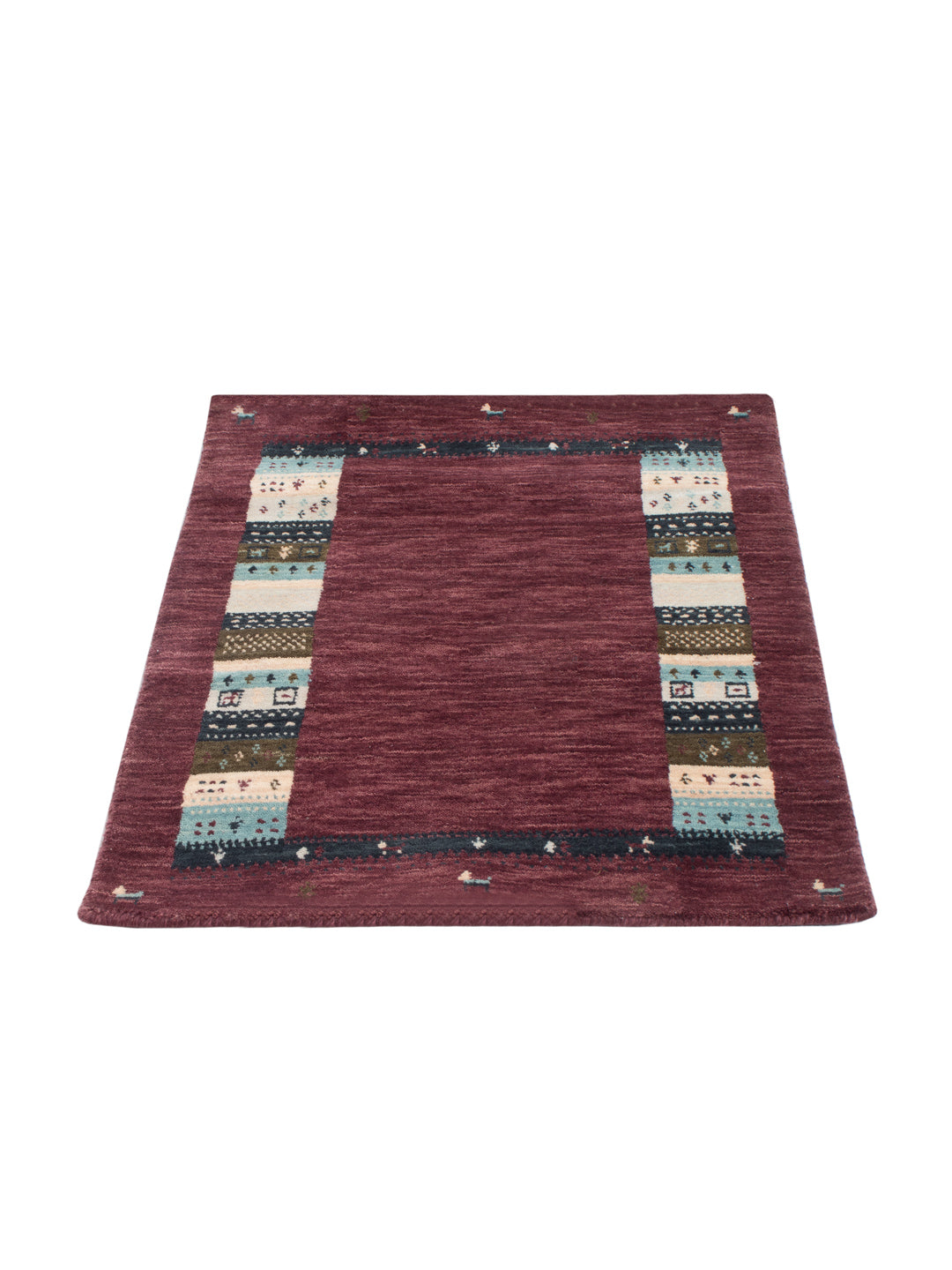 Tapis Gabbeh - Loribaft Softy - 90 x 60 cm - caramel