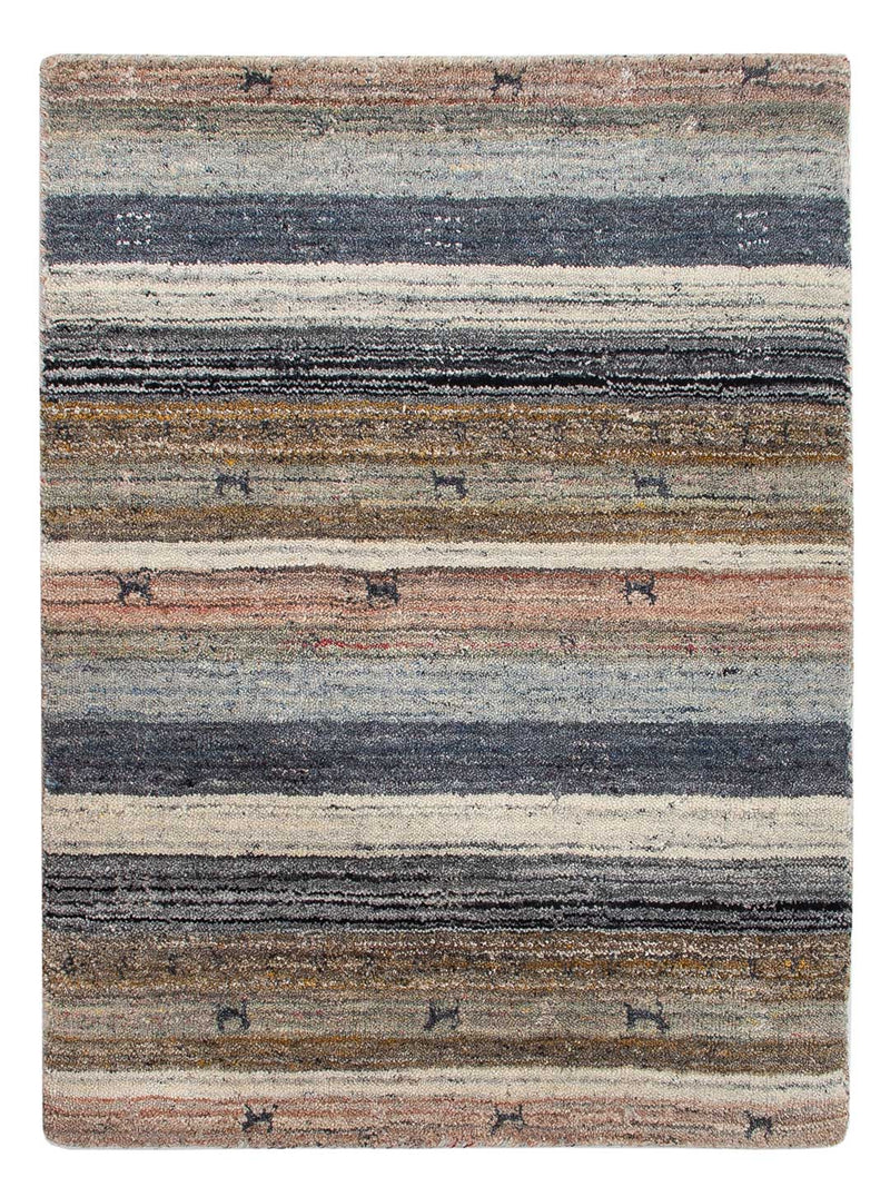 Tapis Gabbeh - Loribaft Softy - 90 x 60 cm - caramel