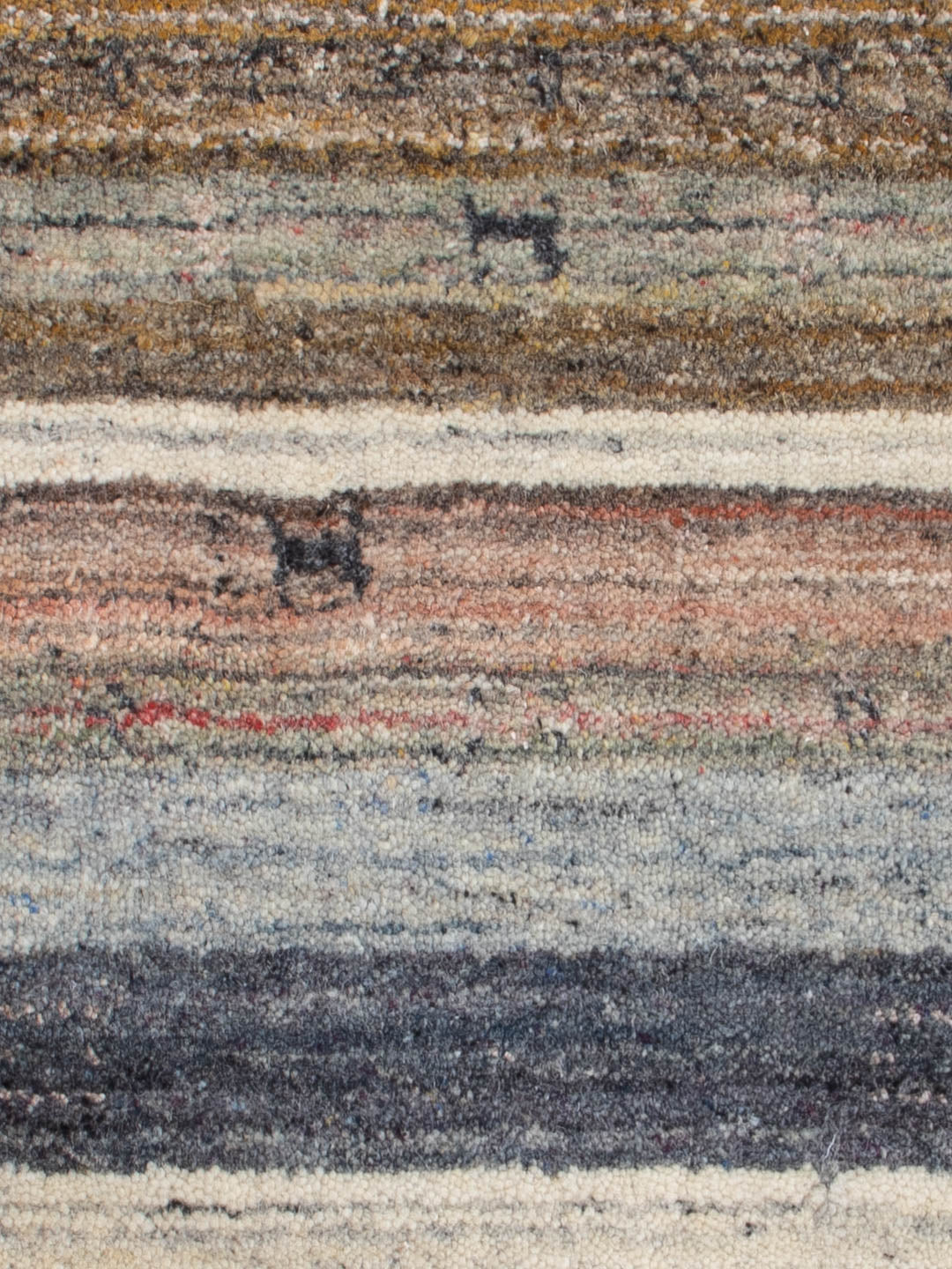 Tapis Gabbeh - Loribaft Softy - 90 x 60 cm - caramel