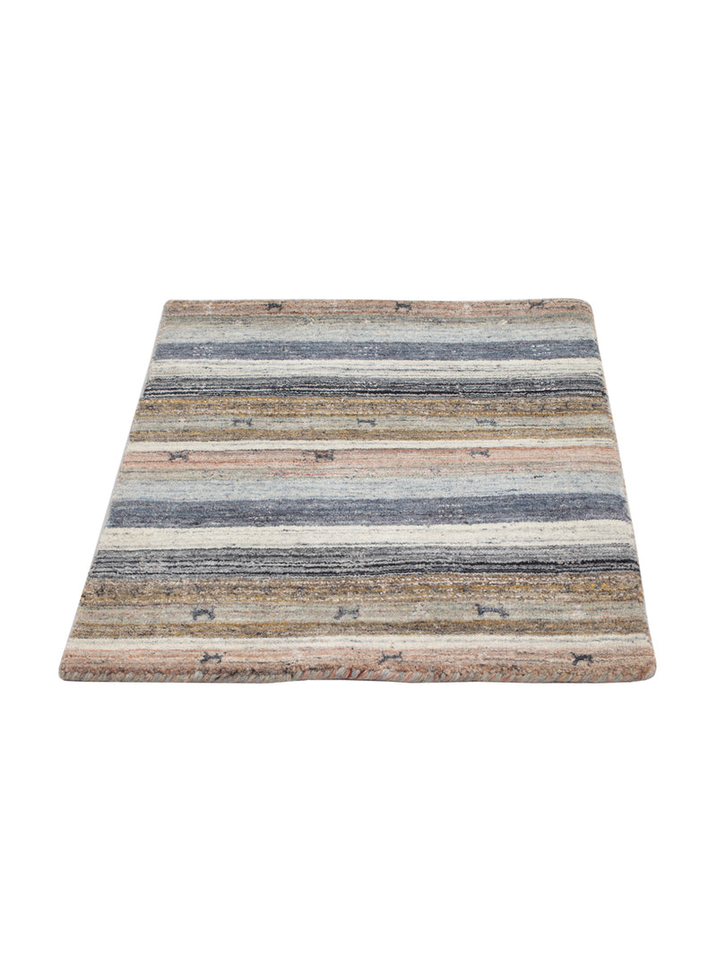 Tapis Gabbeh - Loribaft Softy - 90 x 60 cm - caramel