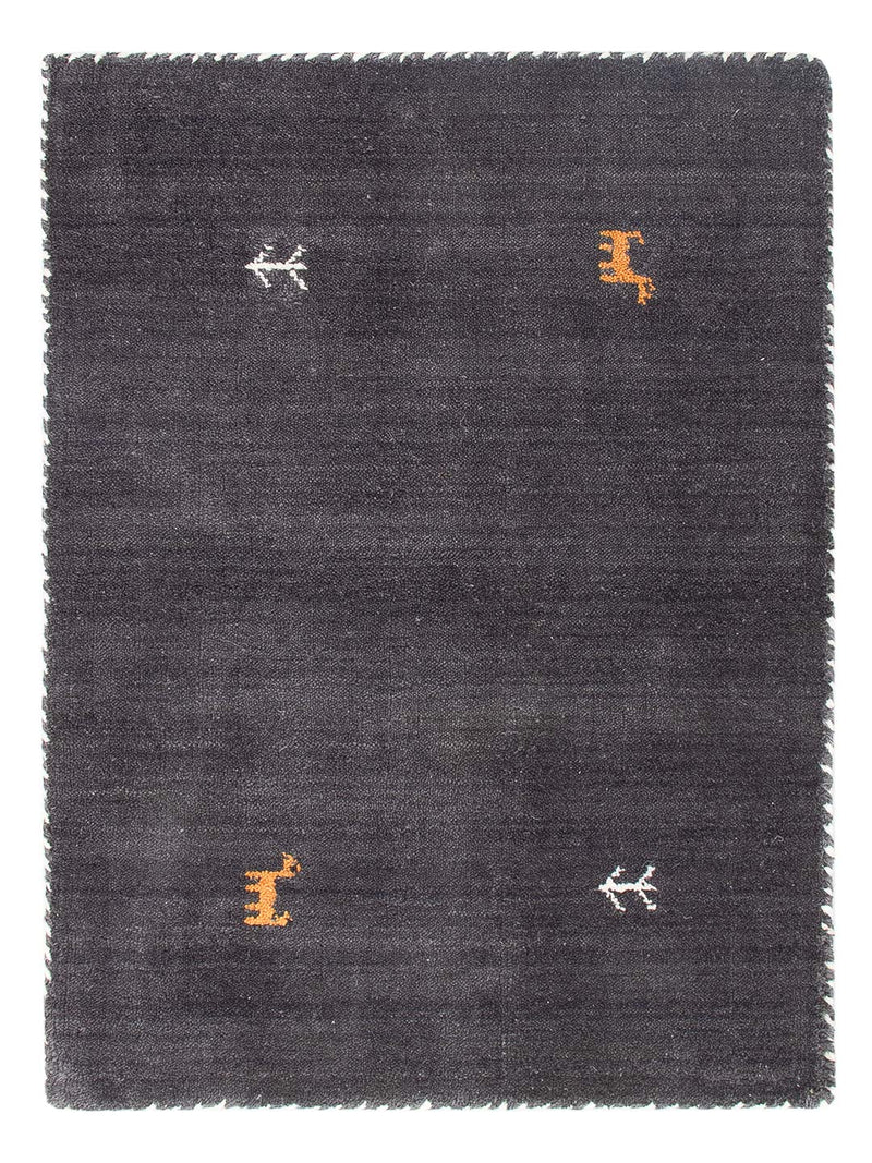 Tapis Gabbeh - Loribaft Softy - 90 x 60 cm - caramel