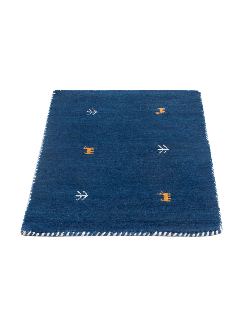 Tapis Gabbeh - Loribaft Softy - 90 x 60 cm - caramel