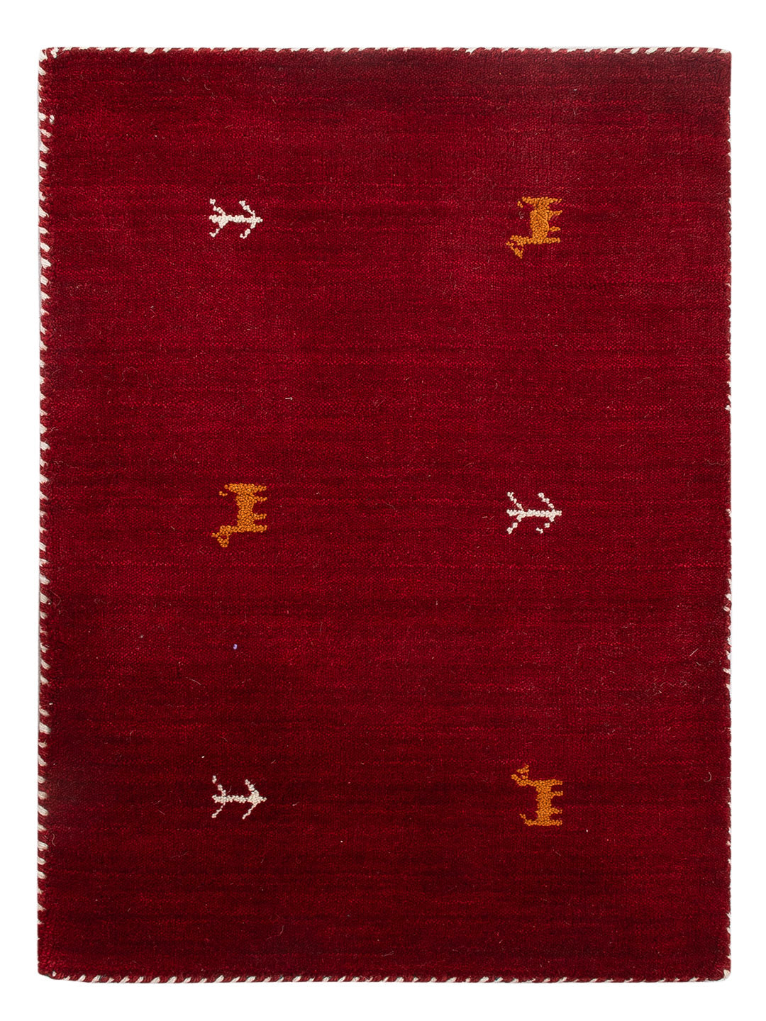 Tapis Gabbeh - Loribaft Softy - 90 x 60 cm - caramel