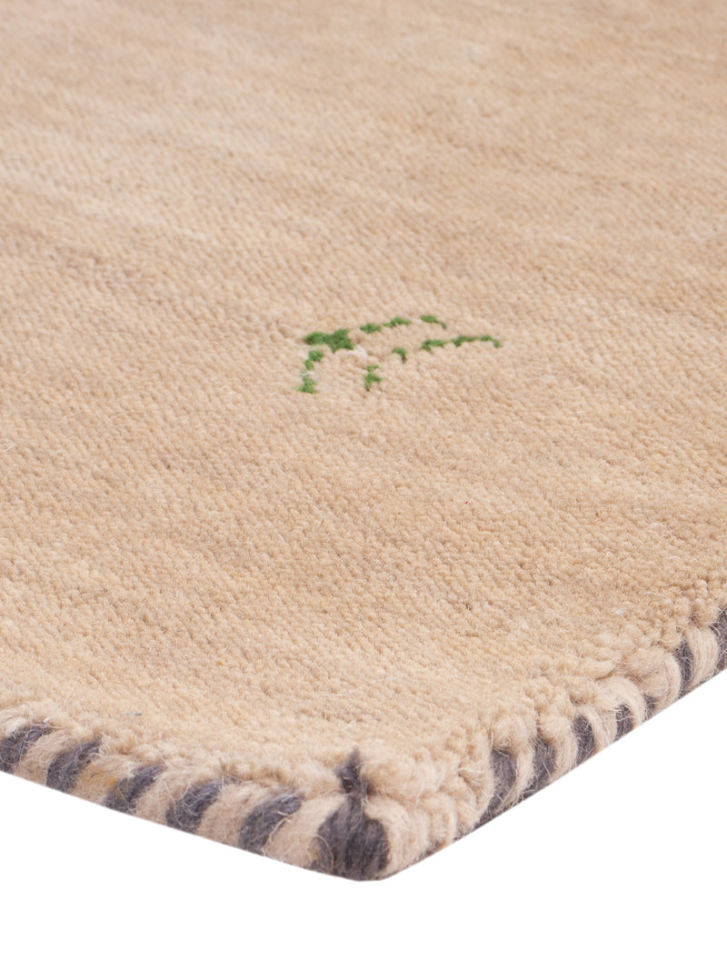 Tapis Gabbeh - Loribaft Softy - 90 x 60 cm - caramel