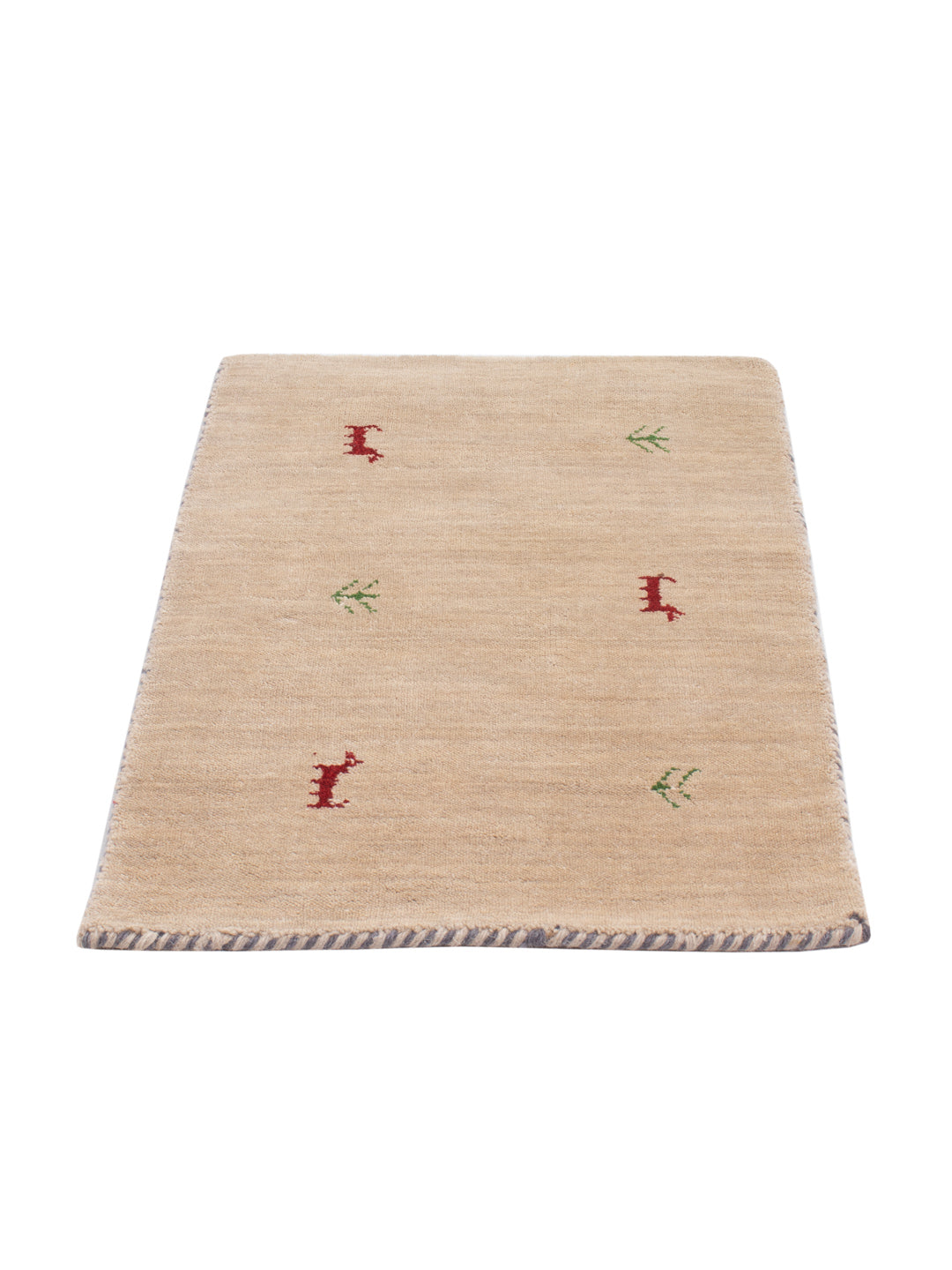 Tapis Gabbeh - Loribaft Softy - 90 x 60 cm - caramel