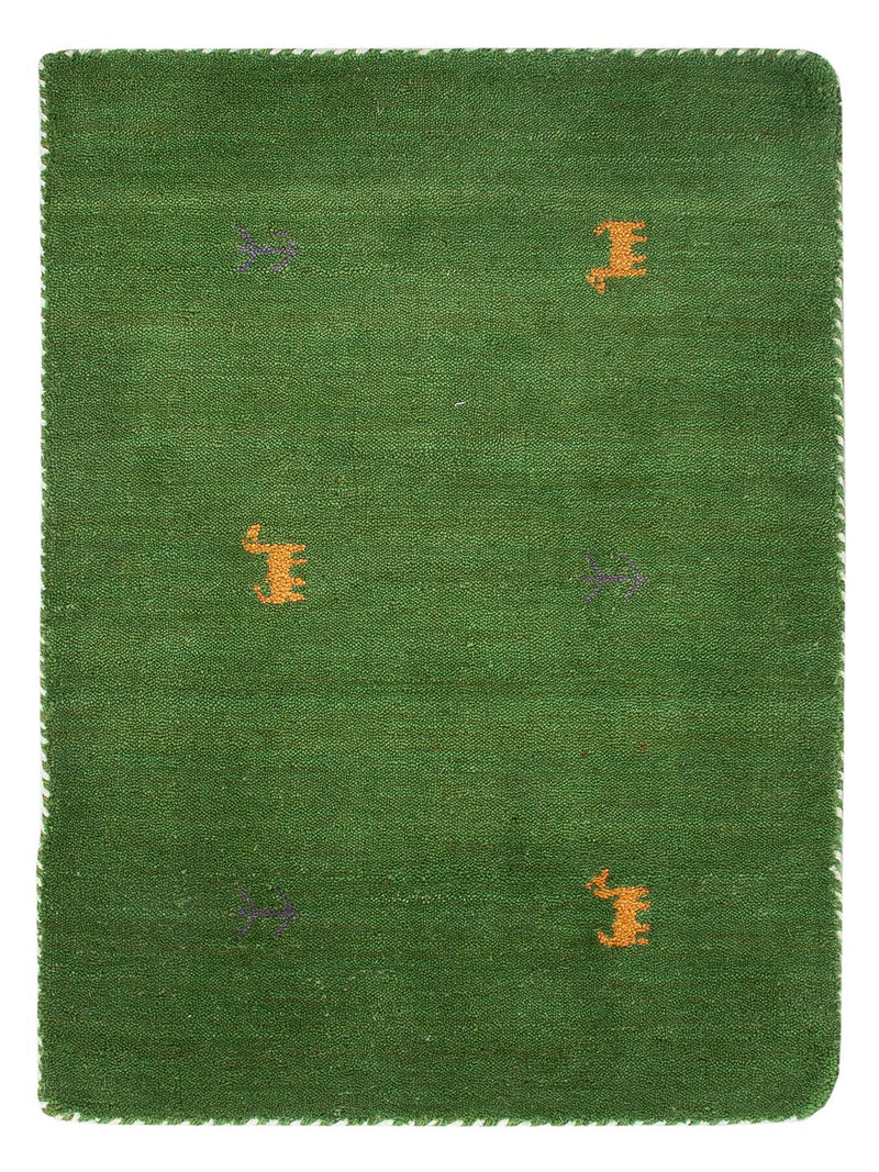 Tapis Gabbeh - Loribaft Softy - 90 x 60 cm - caramel