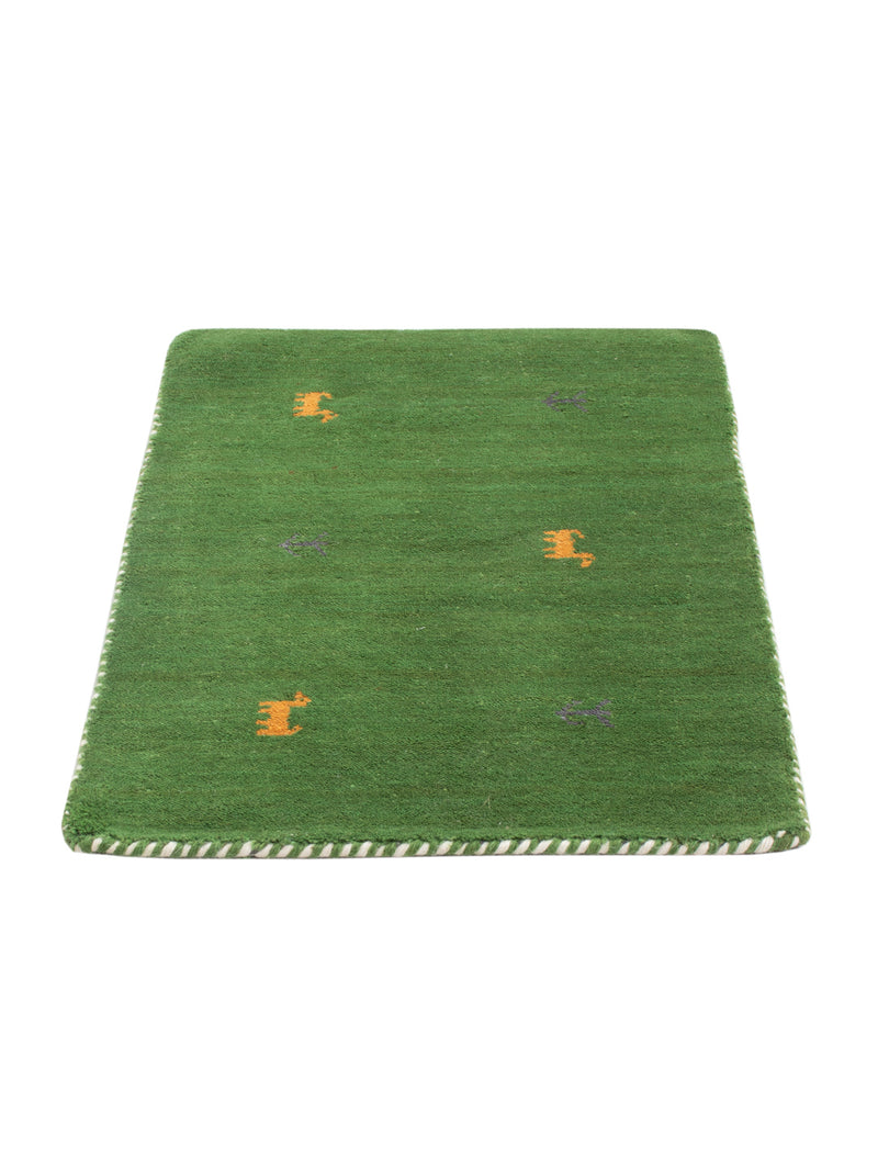 Tapis Gabbeh - Loribaft Softy - 90 x 60 cm - caramel