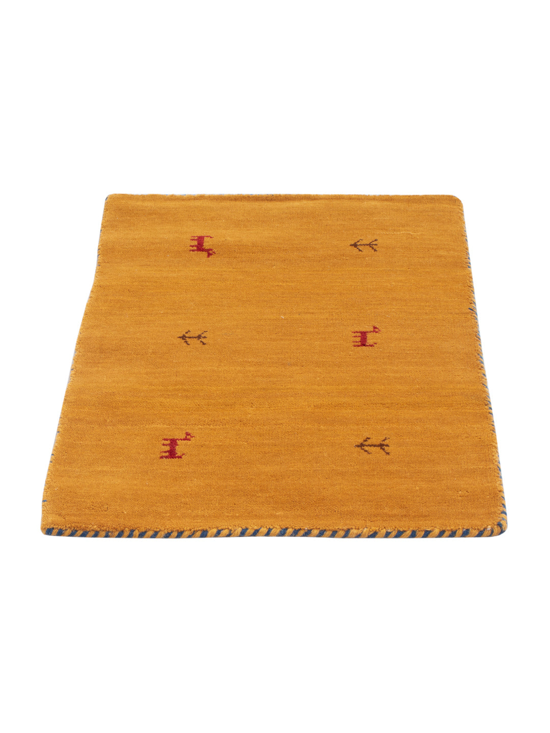 Gabbeh Teppich - Loribaft Softy - 90 x 60 cm - orange