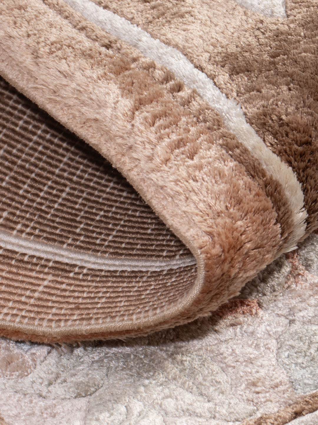 Tapis en soie - Soie chinoise - 90 x 60 cm - caramel