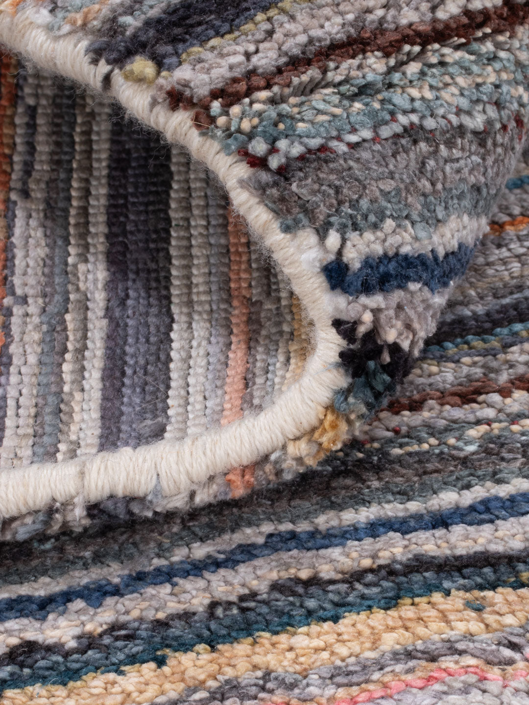 Gabbeh Teppich - Loribaft Softy - 150 x 90 cm - mehrfarbig