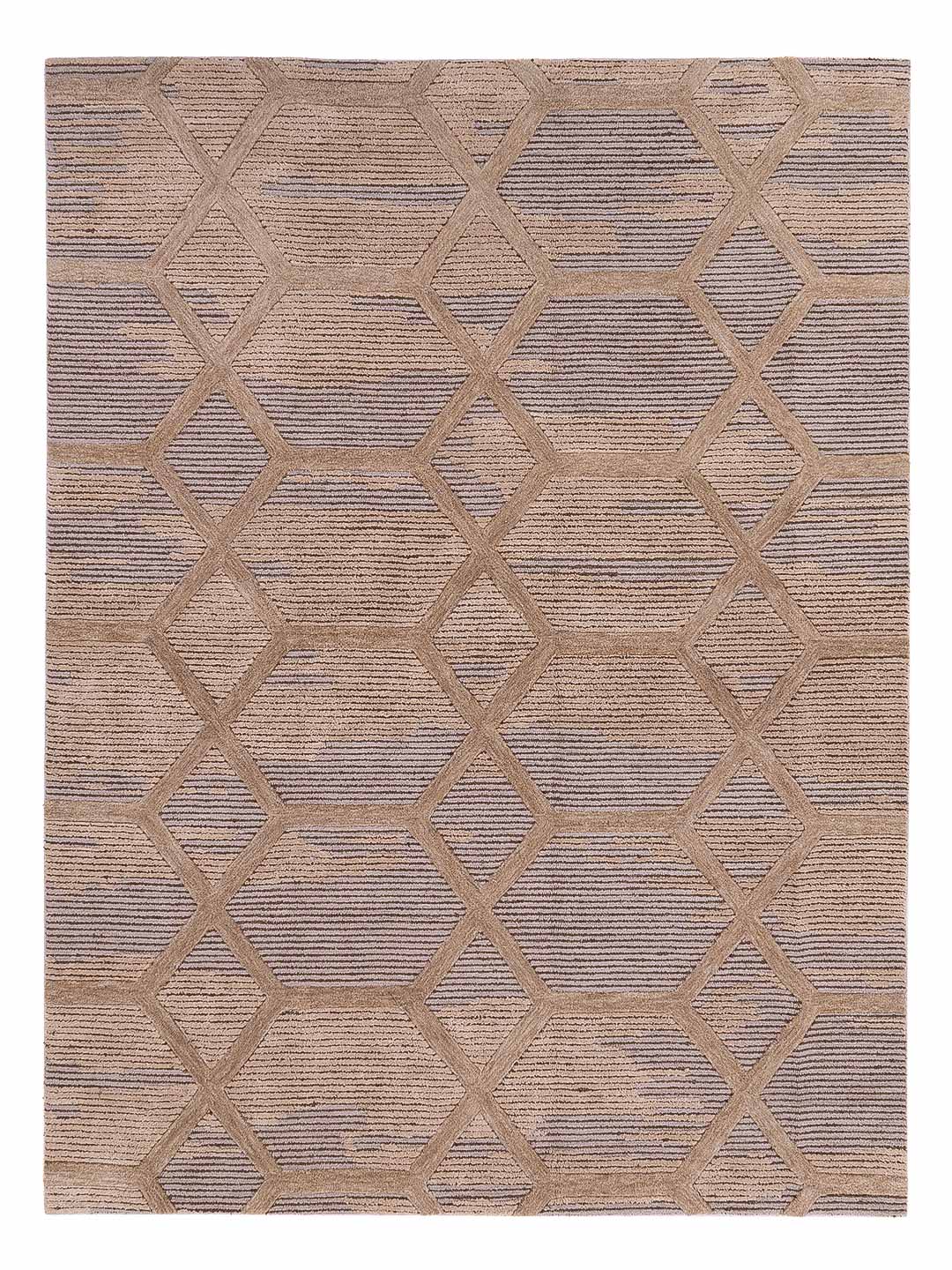 Tapis design - 290 x 230 cm - caramel