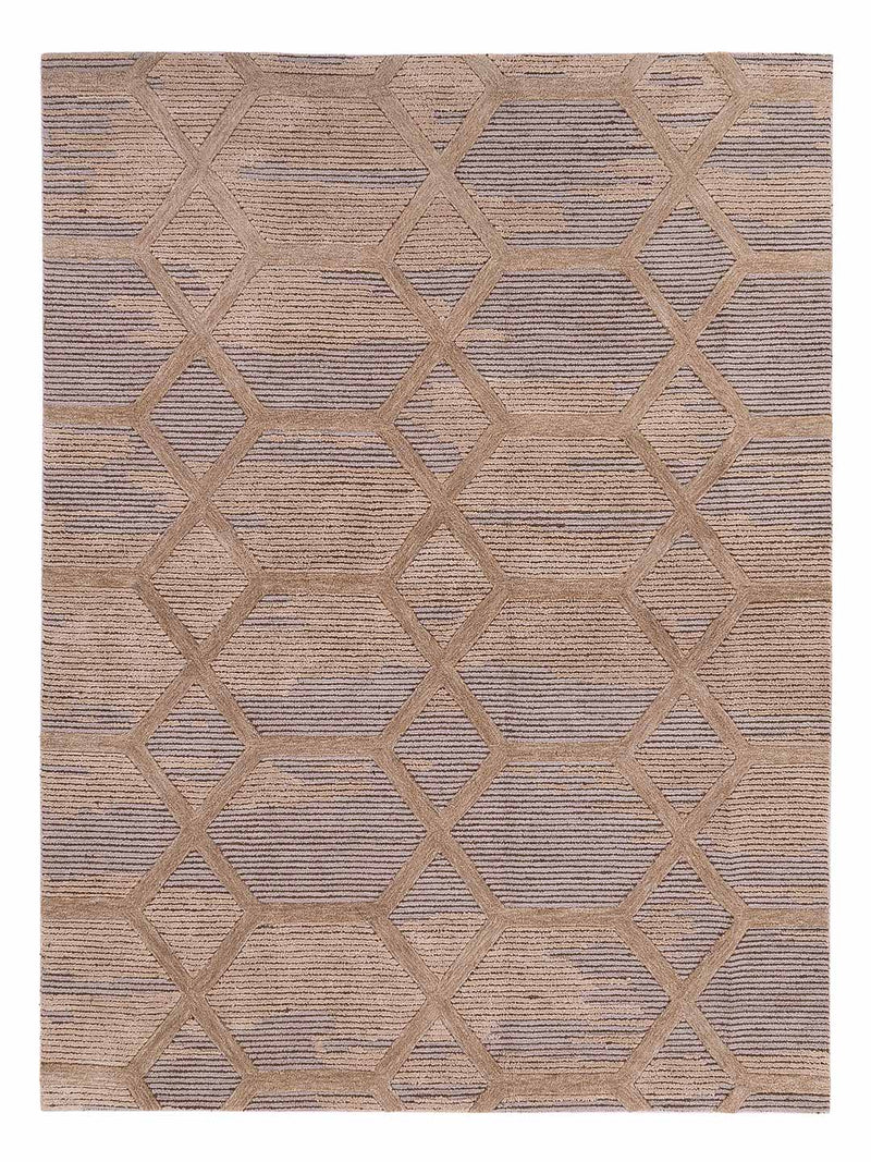 Tapis design - 290 x 230 cm - caramel