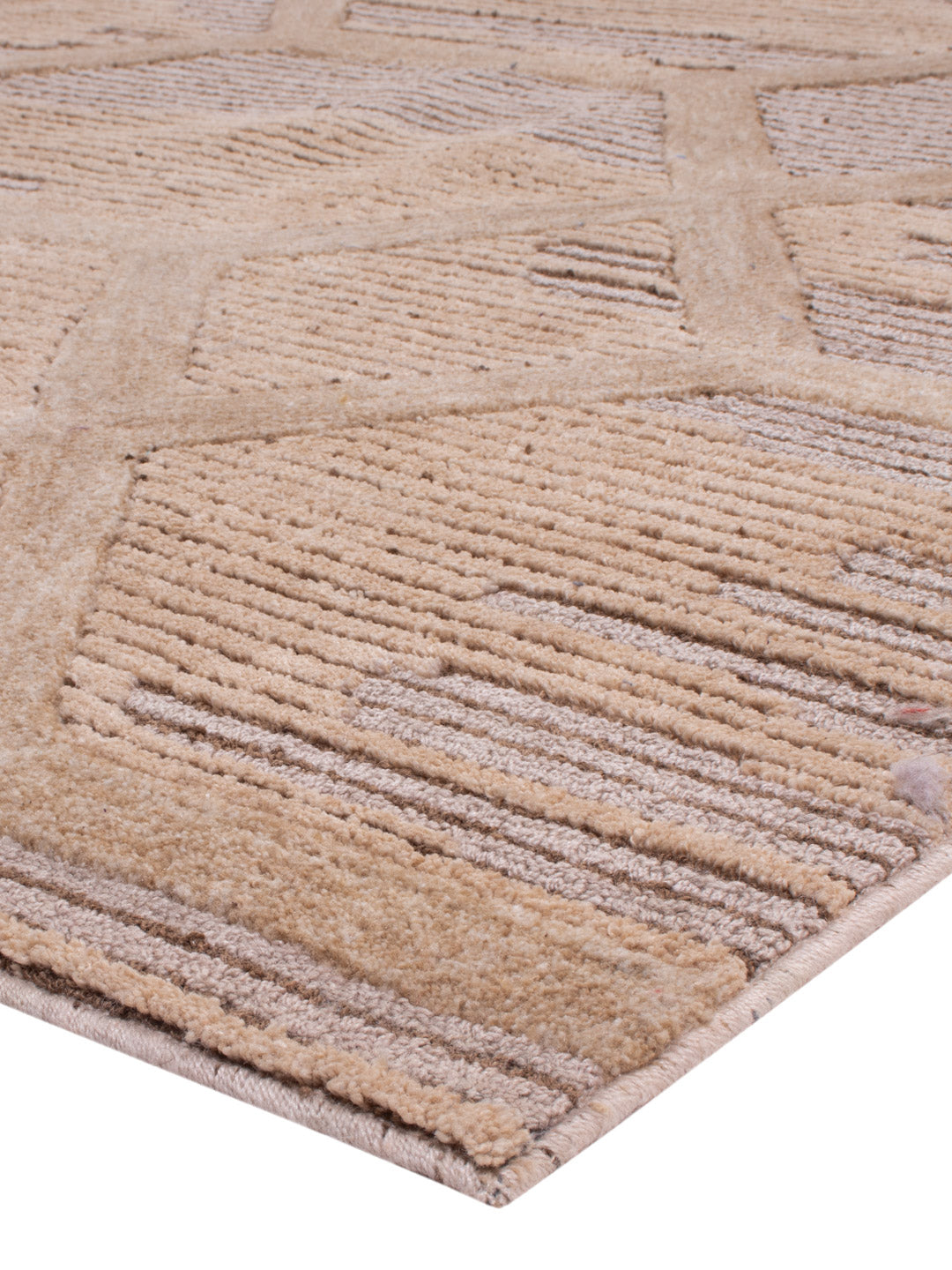 Tapis design - 290 x 230 cm - caramel