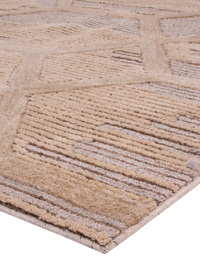 Tapis design - 290 x 230 cm - caramel