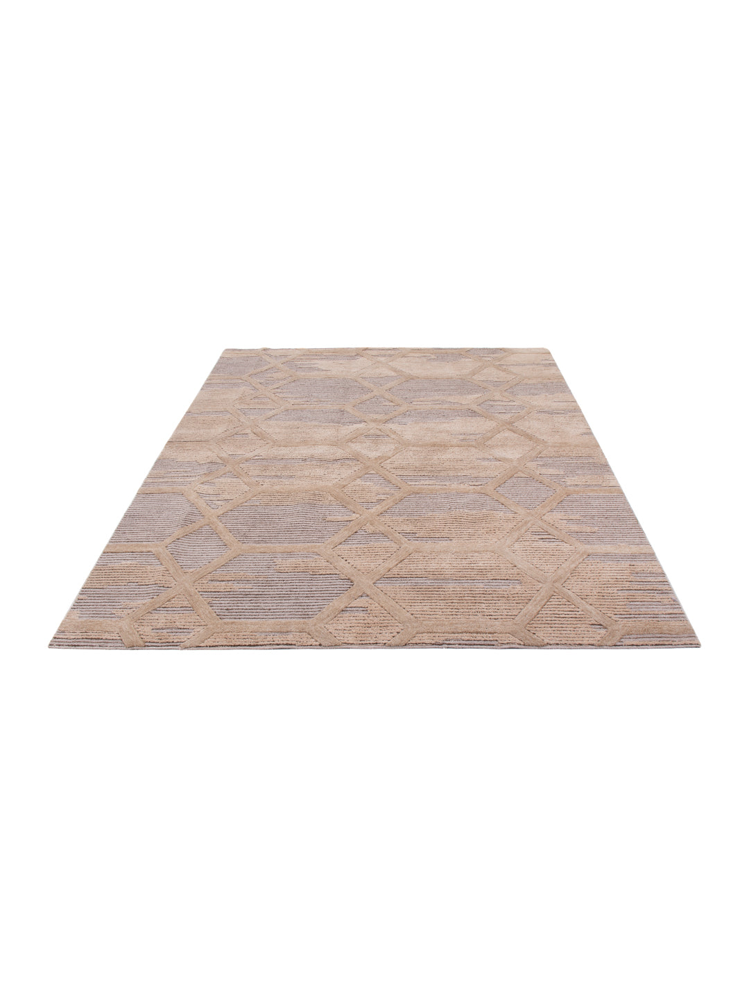 Tapis design - 290 x 230 cm - caramel