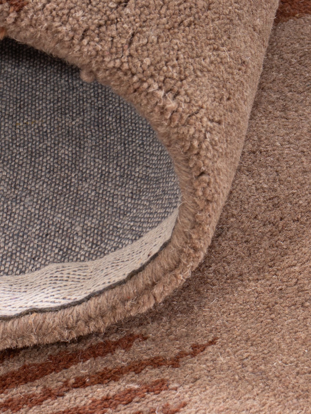 Tapis en laine - 200 x 150 cm - caramel