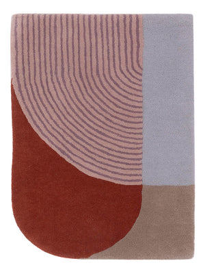 Tapis en laine - 90 x 60 cm - caramel