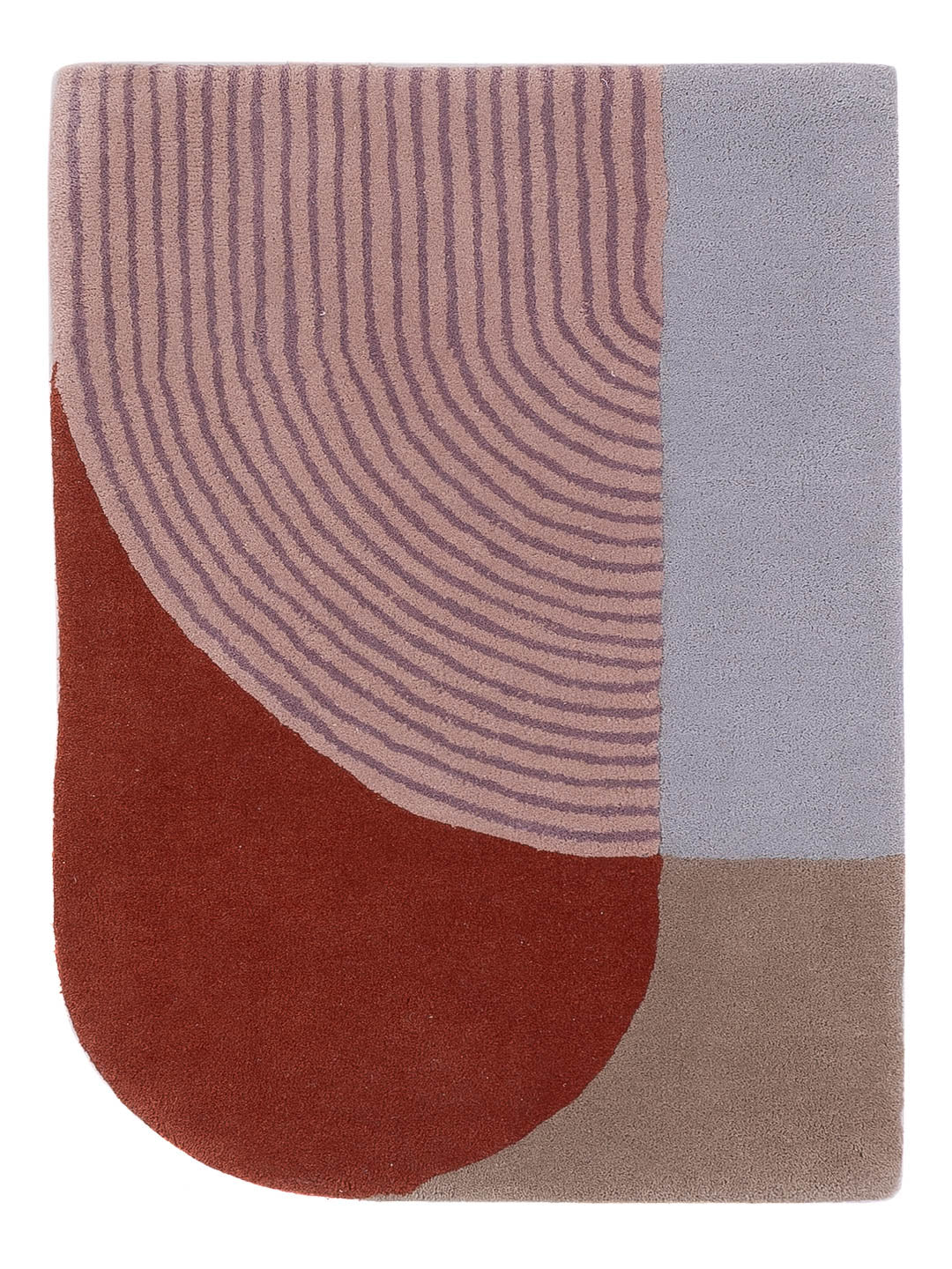 Tapis en laine - 90 x 60 cm - caramel