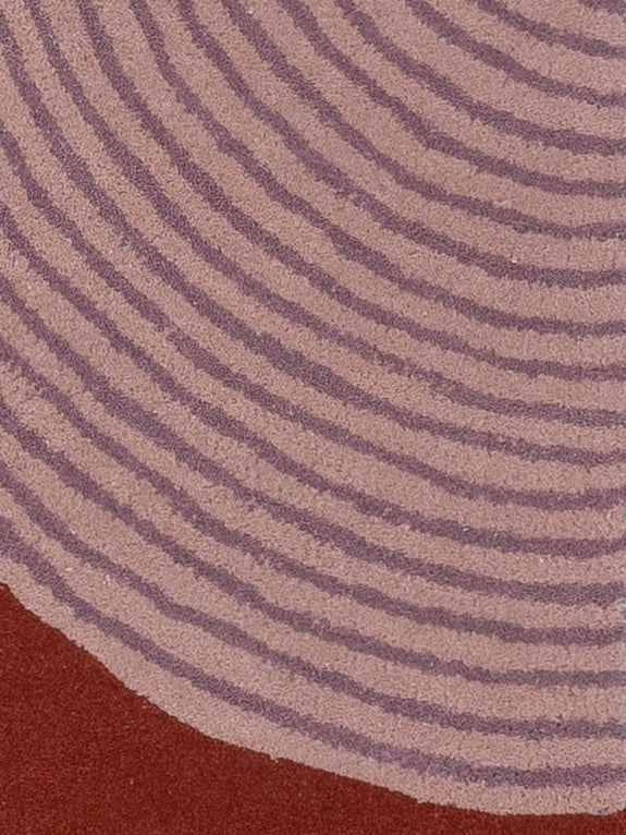 Tapis en laine - 90 x 60 cm - caramel