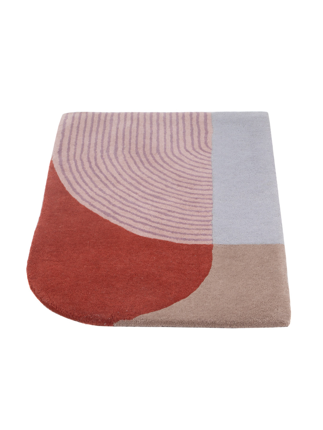 Tapis en laine - 90 x 60 cm - caramel