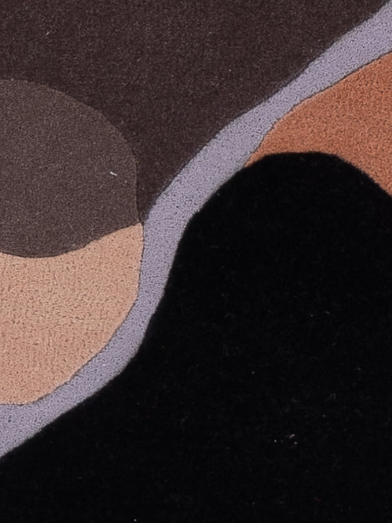 Tapis en laine - 90 x 60 cm - caramel