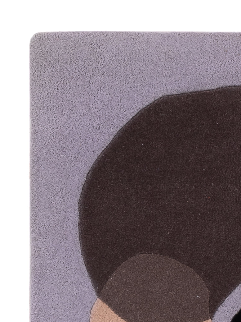 Tapis en laine - 90 x 60 cm - caramel