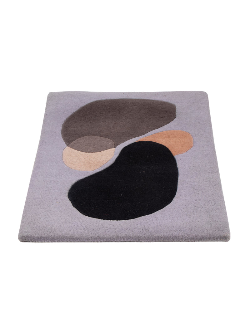Tapis en laine - 90 x 60 cm - caramel