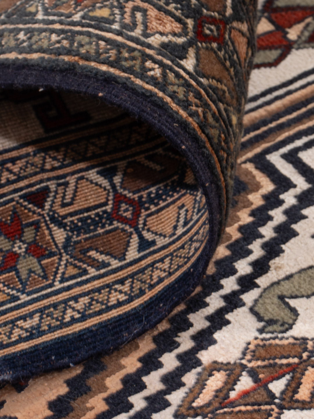 Tapis Kelim - Oriental - 304 x 90 cm - caramel