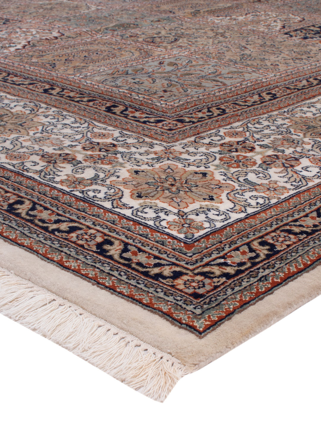 Orientteppich - Ghom - Indus - 396 x 306 cm - dunkelbeige