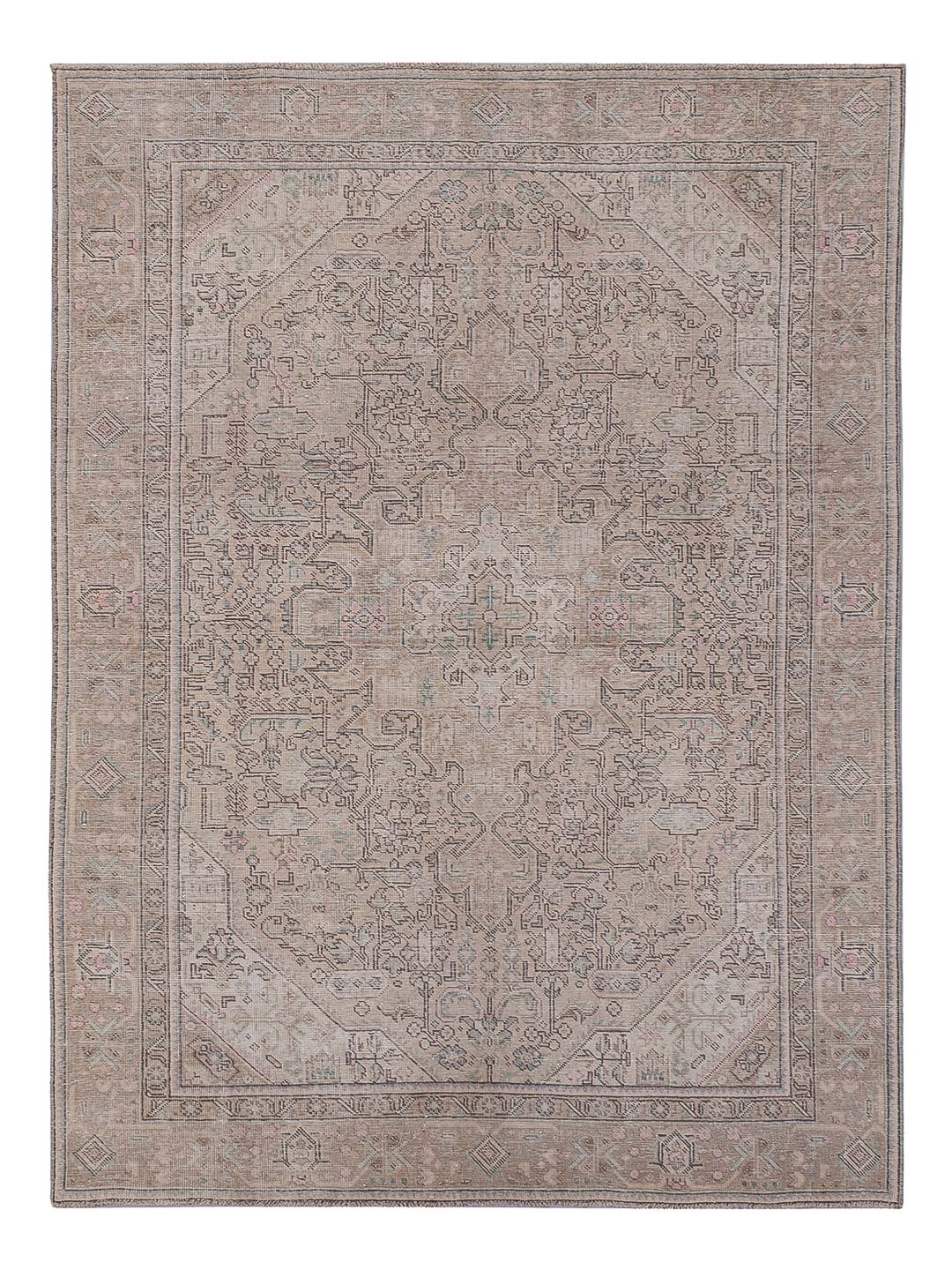 Tapis vintage - 281 x 185 cm - caramel