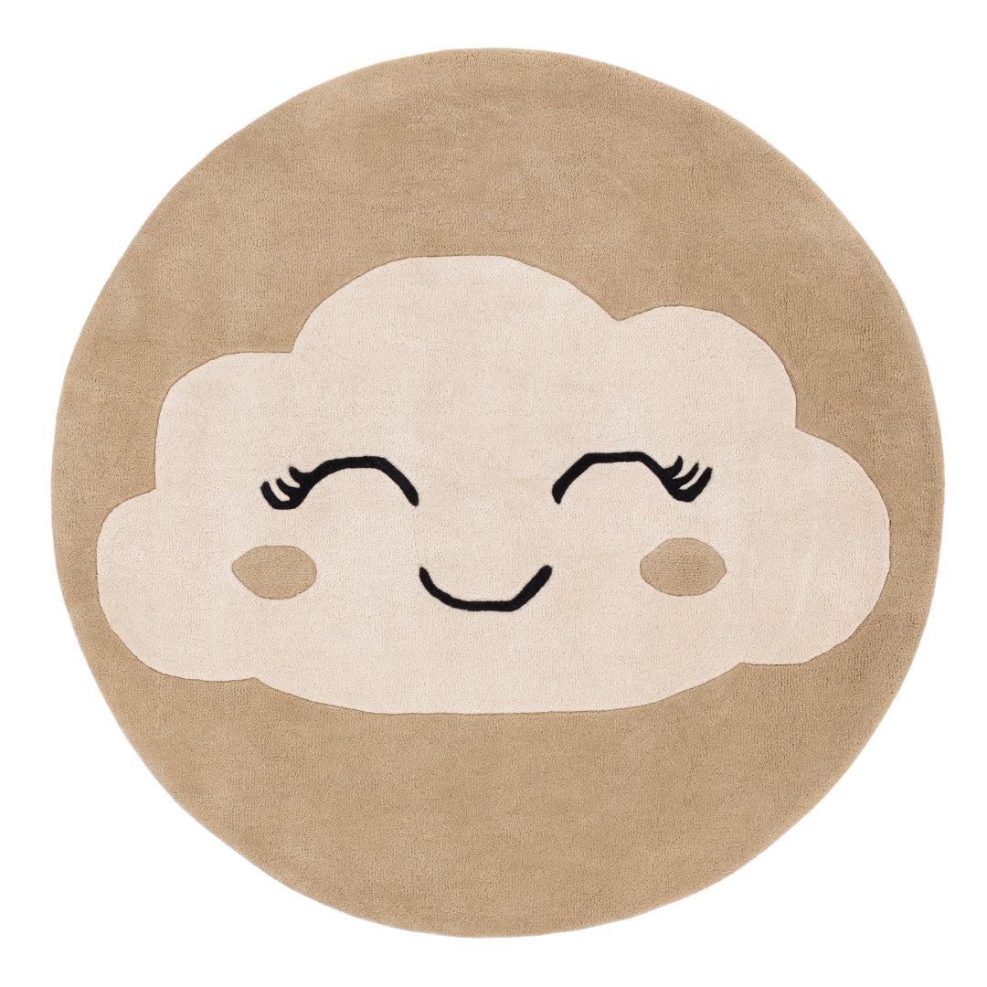 Nuage Tapis Enfant Rond